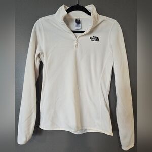 The North Face Women's Off-White Quarter-Zip Fleece